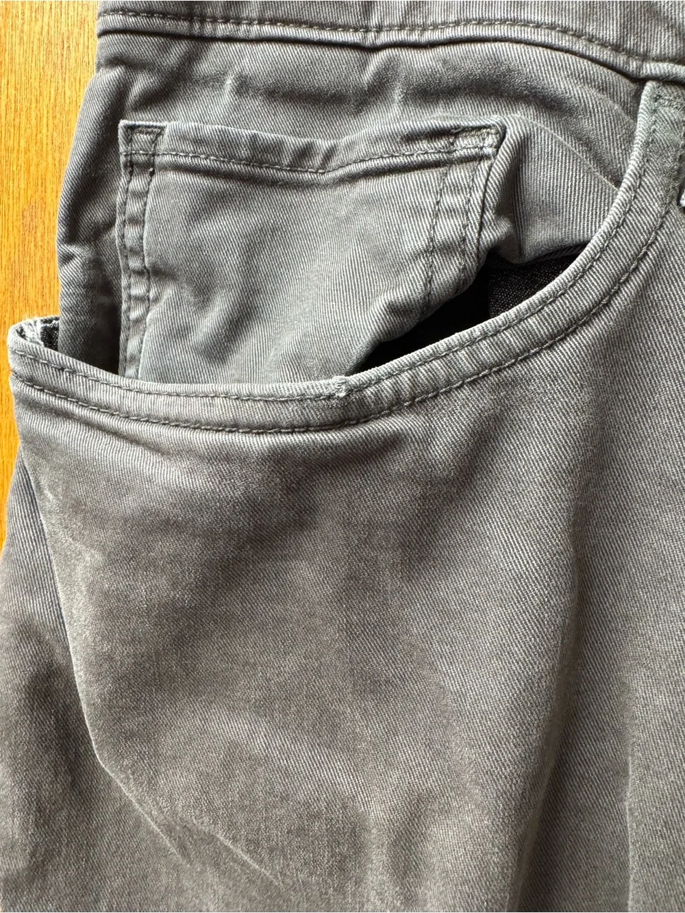 Flint and Tinder Mens Straight Fit Pants Charcoal Gray Grey 28